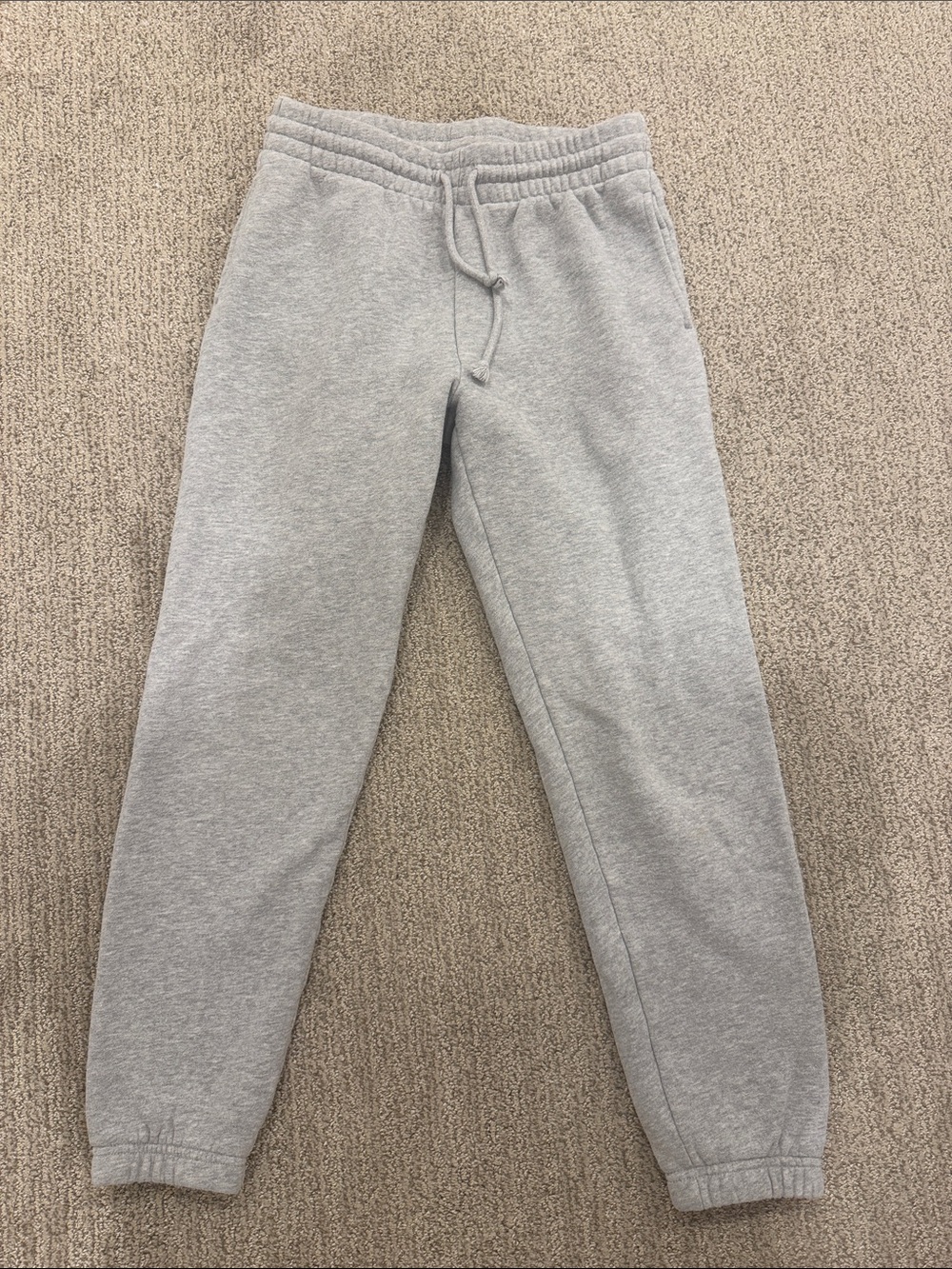 Aritzia Gray Drawstring Sweatpants